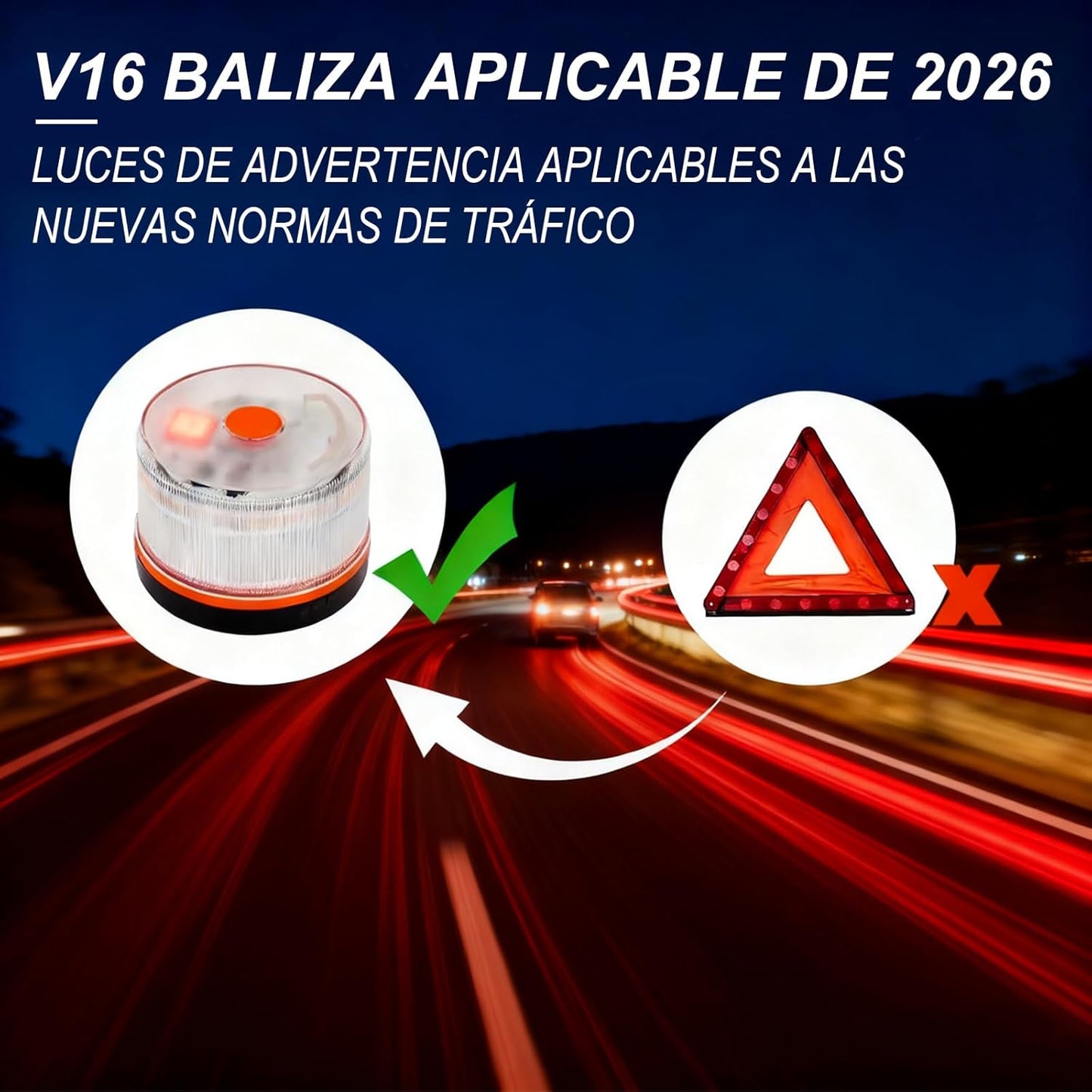 ANTELA LUZ EMERGENCIA BALIZA V16 HOMOLOGADA DGT CON GEOLOCALIZACIÓN