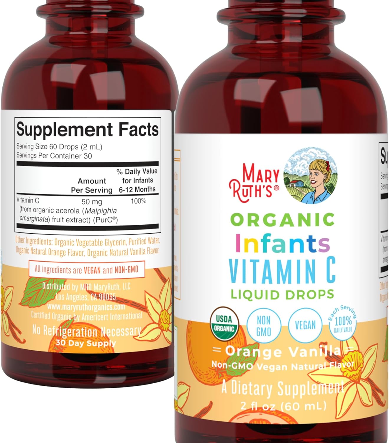 GOTAS ORGÁNICA PARA BEBÉS SALUD - VITAMINA C