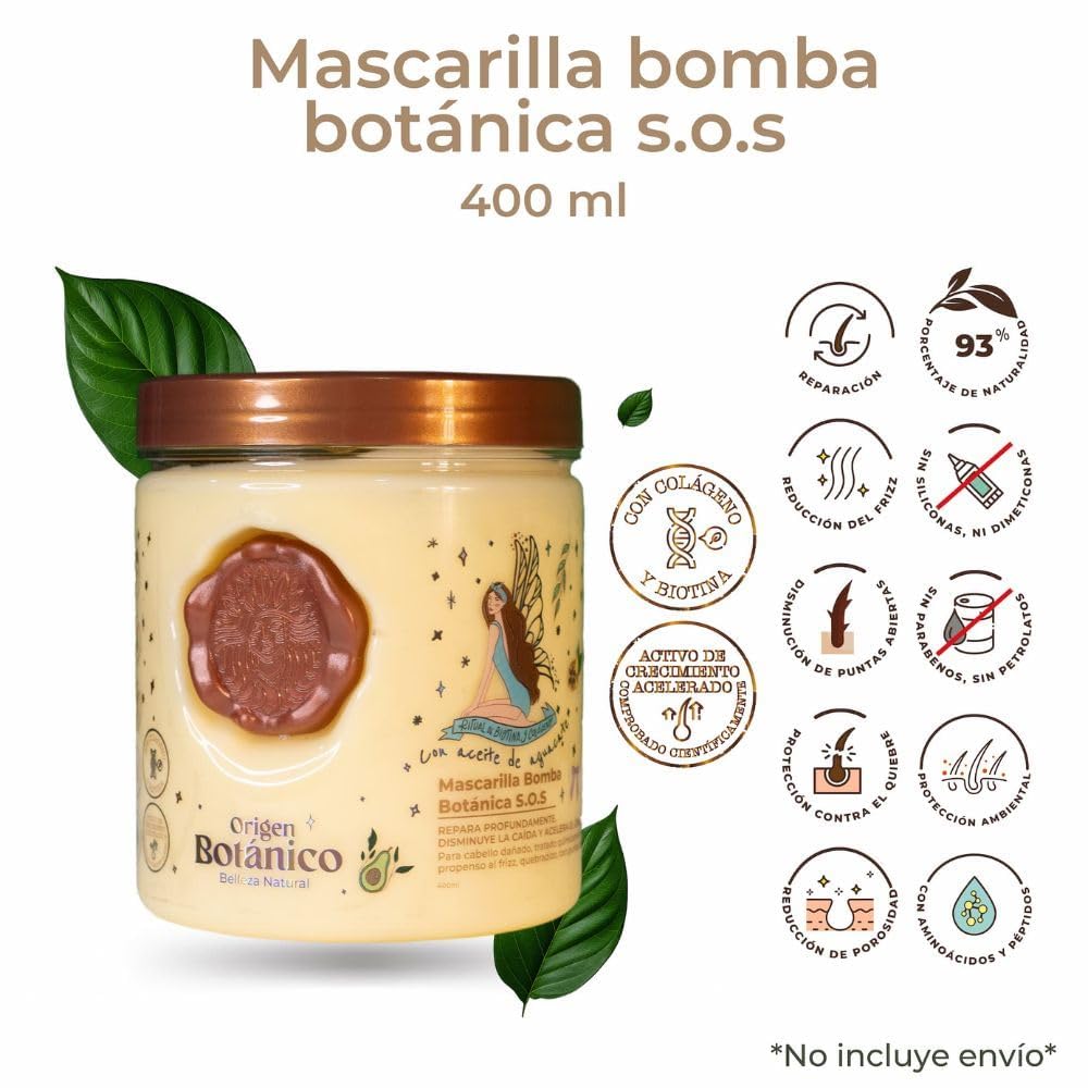 MASCARILLA CAPILAR - REDUCE LA CAIDA DEL CABELLO