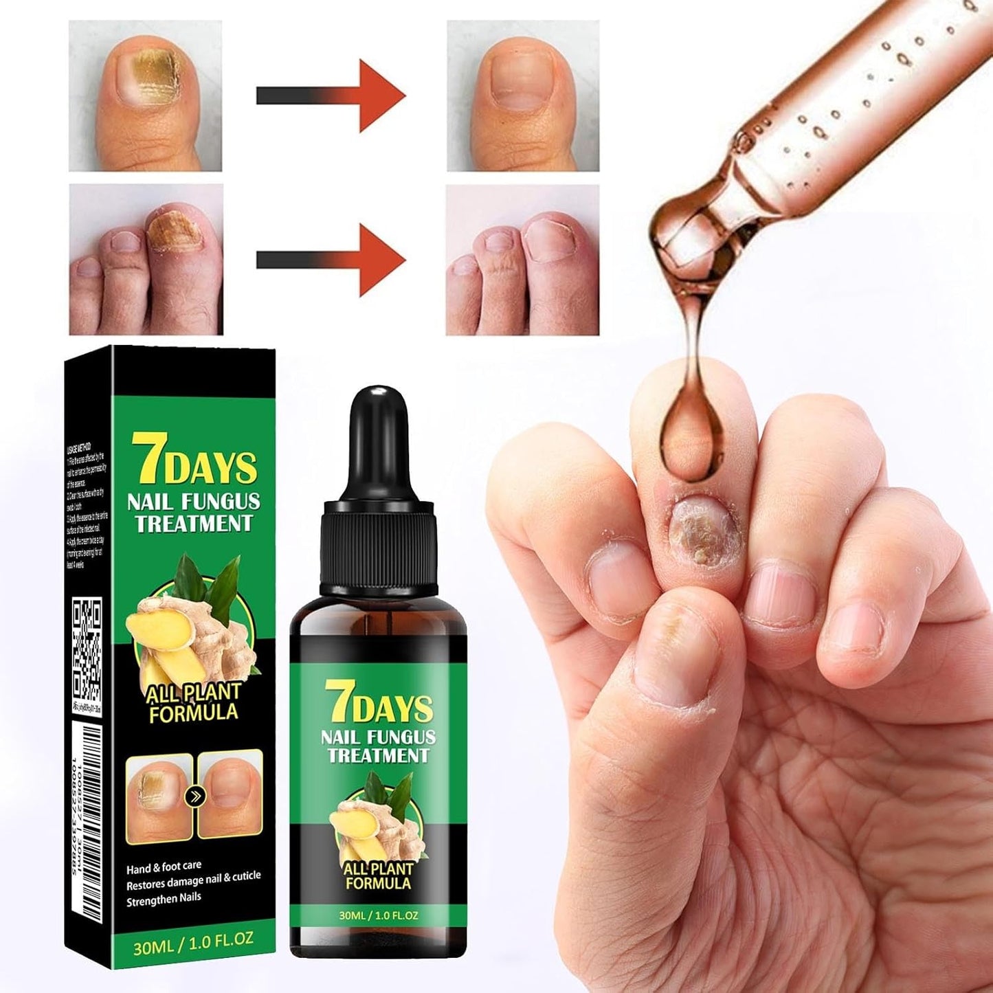 TRATAMIENTO DE UÑAS JAYSUING DE 7 DÍAS, SUERO NATURAL