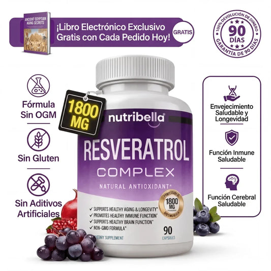 NUTRIBELLA COMPLEJO DE RESVERATROL COMPLEX 1800gm