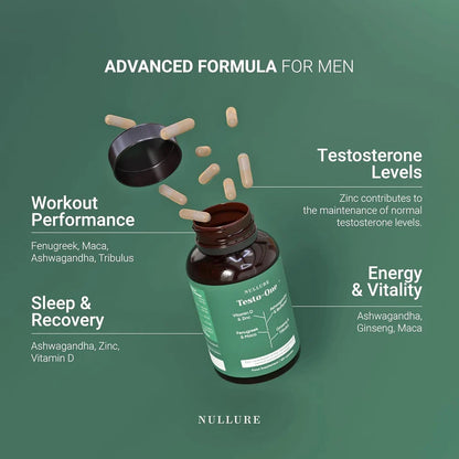 NULLURE SUPLEMENTO NATURAL DE TESTOSTERONA