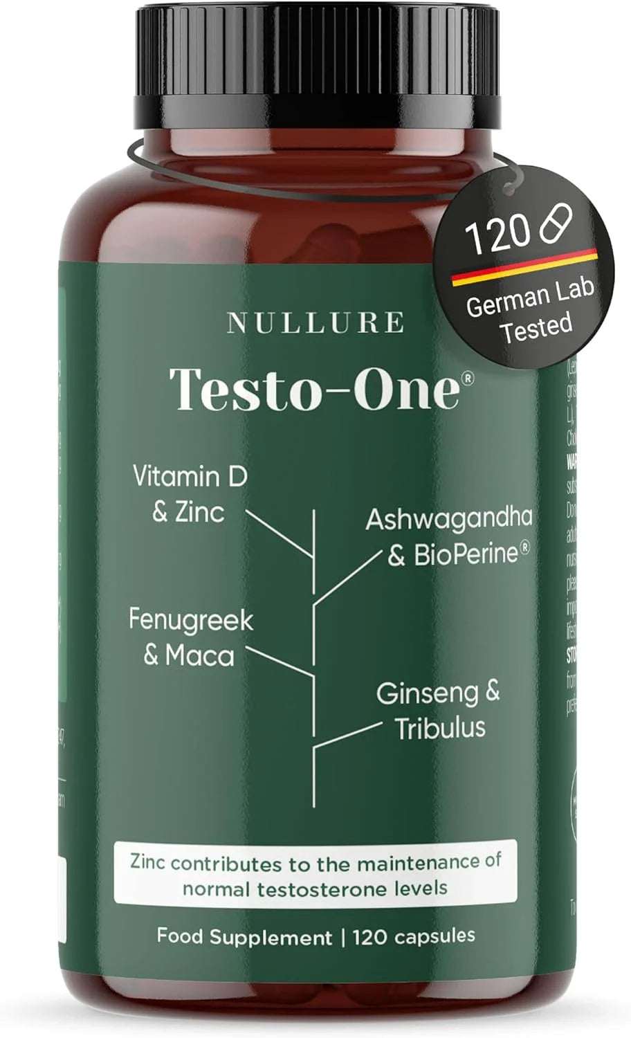 NULLURE SUPLEMENTO NATURAL DE TESTOSTERONA