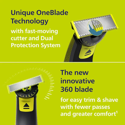 AFEITADORA Y RECORTADORA PHILIPS NORELCO ONEBLADE 360