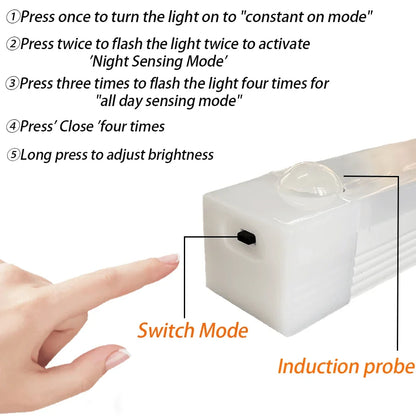 LUZ LED MAGNÉTICA CON SENSOR DE MOVIMIENTO PACK X3