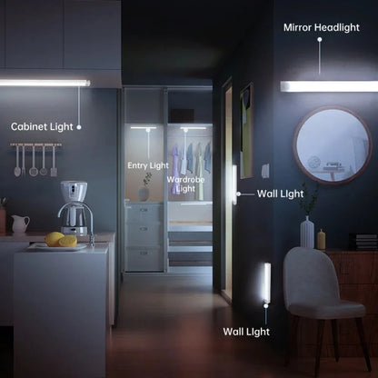 LUZ LED MAGNÉTICA CON SENSOR DE MOVIMIENTO PACK X3