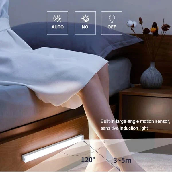 LUZ LED MAGNÉTICA CON SENSOR DE MOVIMIENTO PACK X3