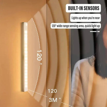 LUZ LED MAGNÉTICA CON SENSOR DE MOVIMIENTO PACK X3