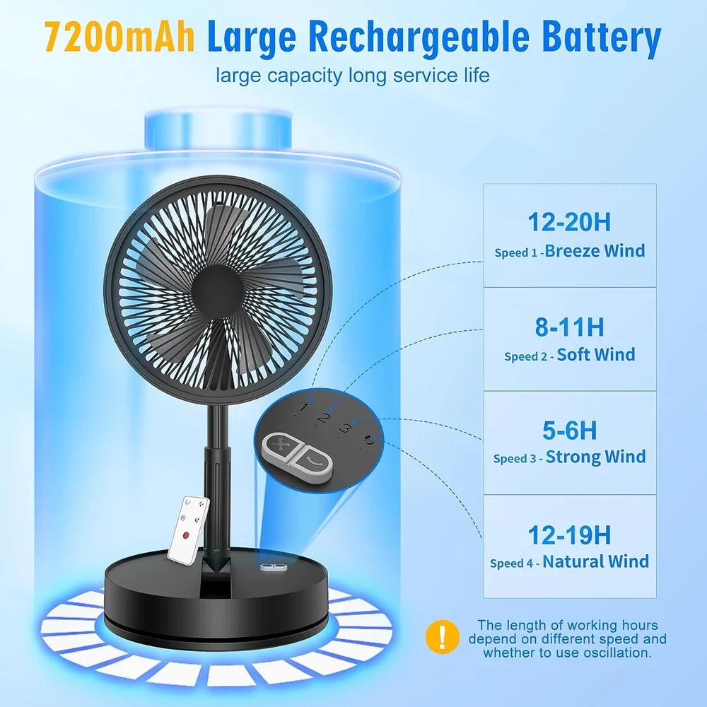 VENTILADOR PORTÁTIL PLEGABLE LIPETY