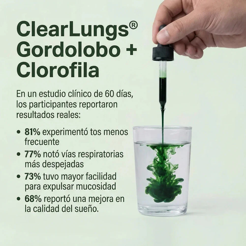 CLEARLUNGS EXTRACTO DE GORDOLOBO PARA DESINTOXICACIÓN PULMONAR