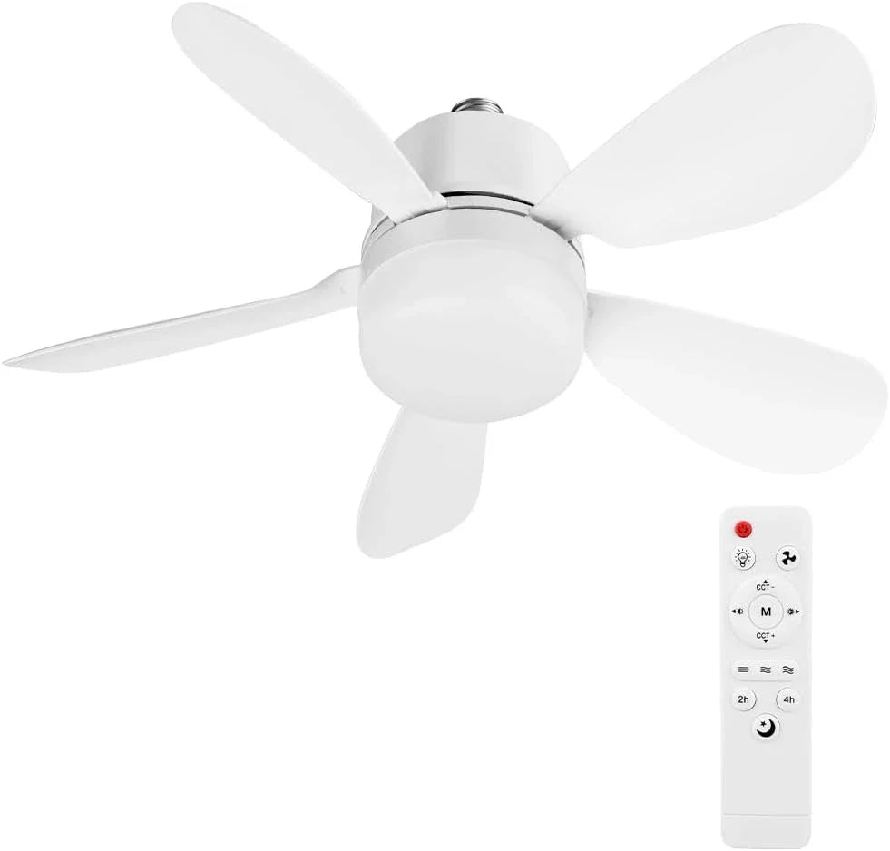 VENTILADOR DE TECHO CON LUZ Y MANDO