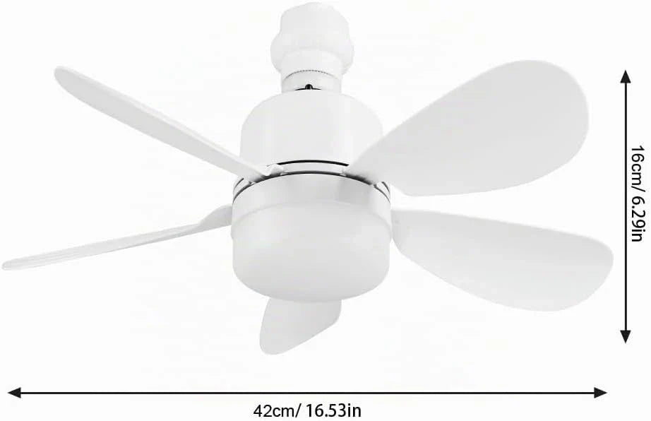 VENTILADOR DE TECHO CON LUZ Y MANDO