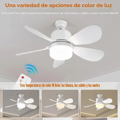 VENTILADOR DE TECHO CON LUZ Y MANDO