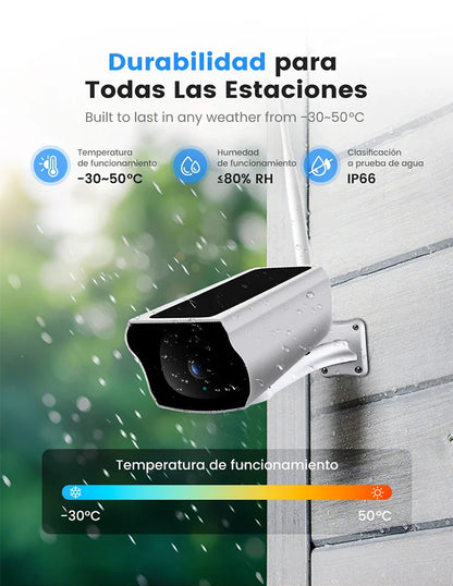 CÁMARA DE SEGURIDAD SOLAR INALÁMBRICA