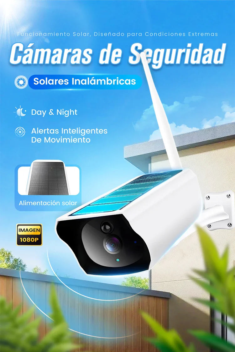 CÁMARA DE SEGURIDAD SOLAR INALÁMBRICA