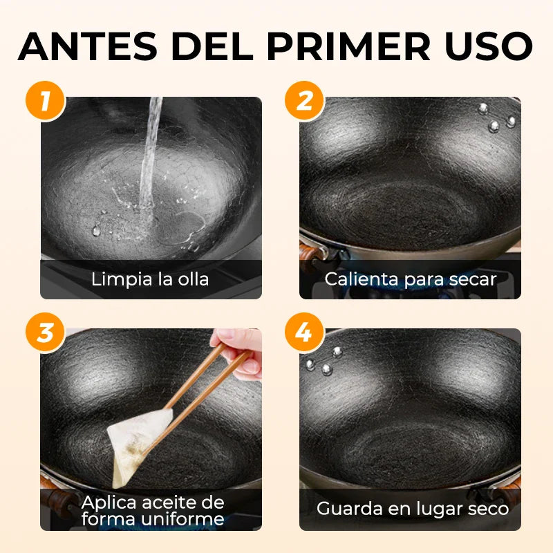 SARTEN ARTESANA HIERRO FUNDIDO