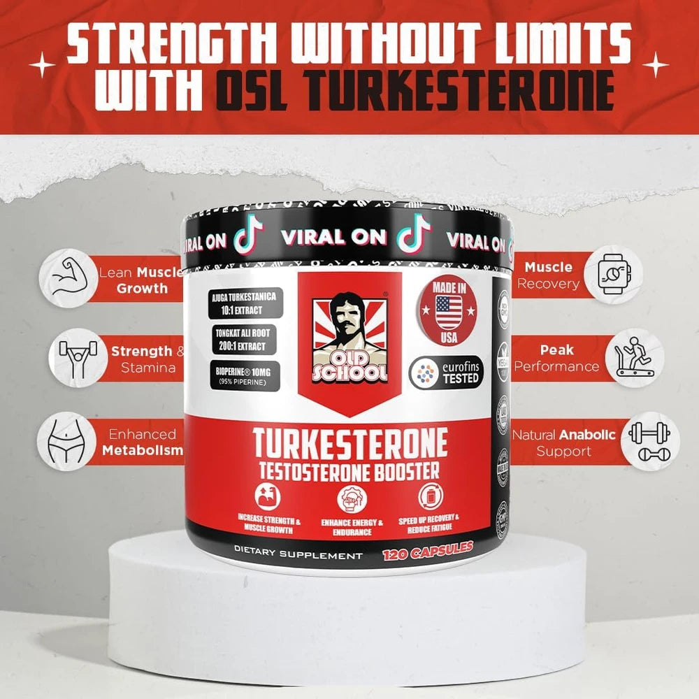 SUPLEMENTO DE TESTOSTERONA CON TURKESTERONE