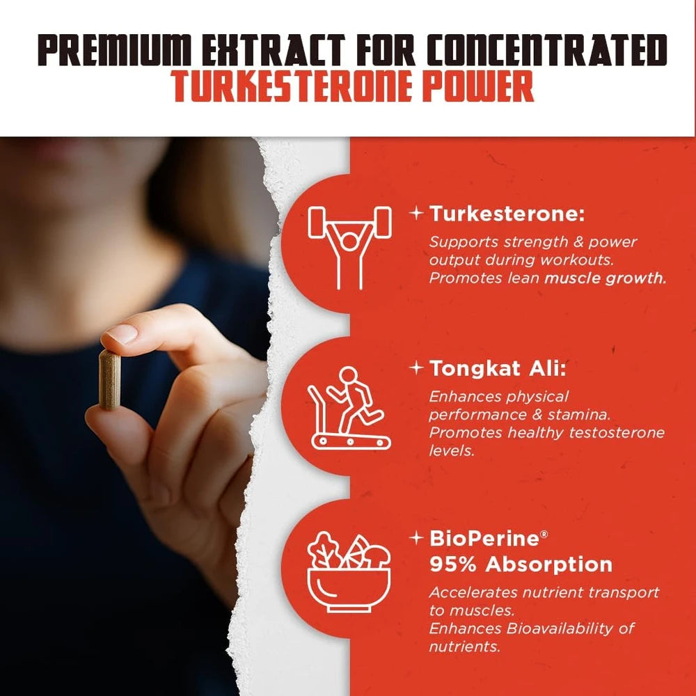 SUPLEMENTO DE TESTOSTERONA CON TURKESTERONE