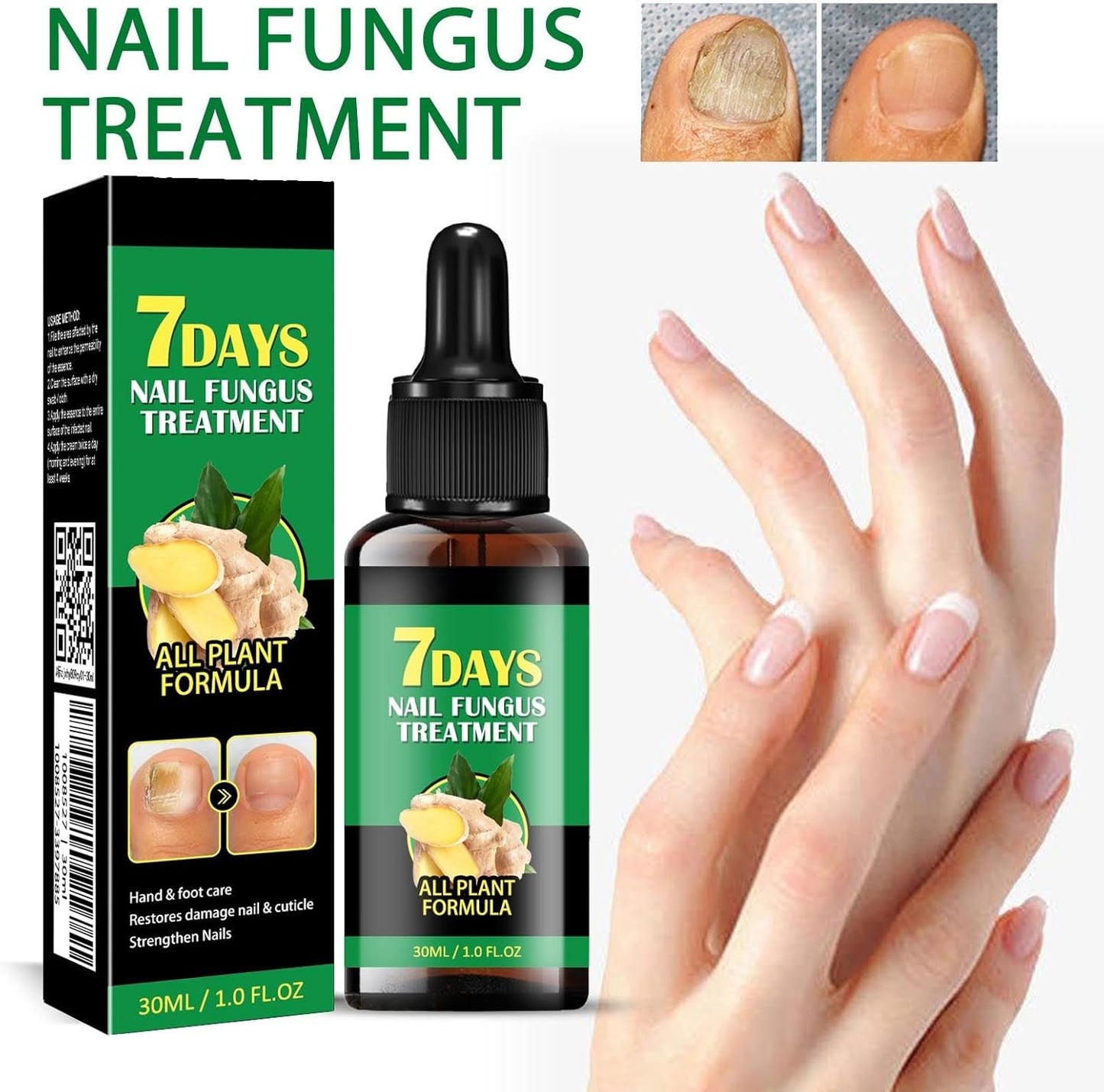 TRATAMIENTO DE UÑAS JAYSUING DE 7 DÍAS, SUERO NATURAL