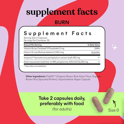 CAPSULAS LEMME BURN - METABOLISMO Y CONTROL ABDOMINAL