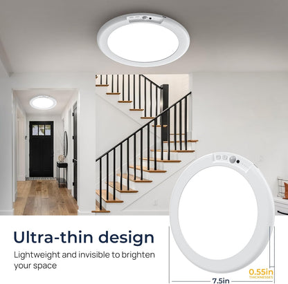 LUZ INALAMBRICA RECARCABLE - CON SENSOR DE MOVIMIENTO (PACK X 4 UND)