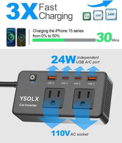 Inversor de Energía Móvil Pro