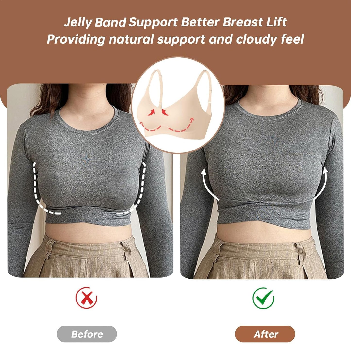 JELLY BRA INVISIBLE CONFORT DIARIO