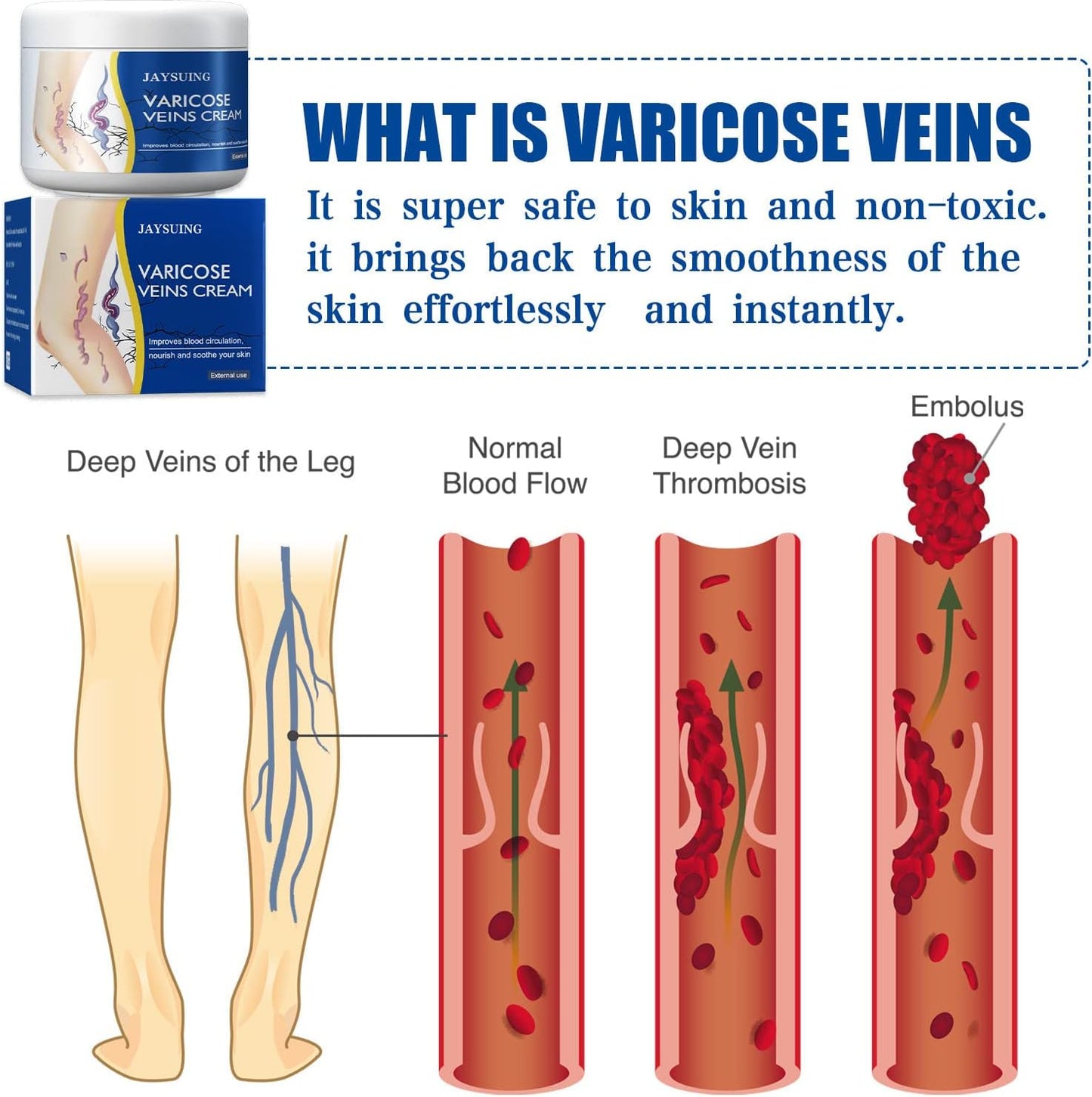 CREMA MÁGICA PARA VENAS VARICES