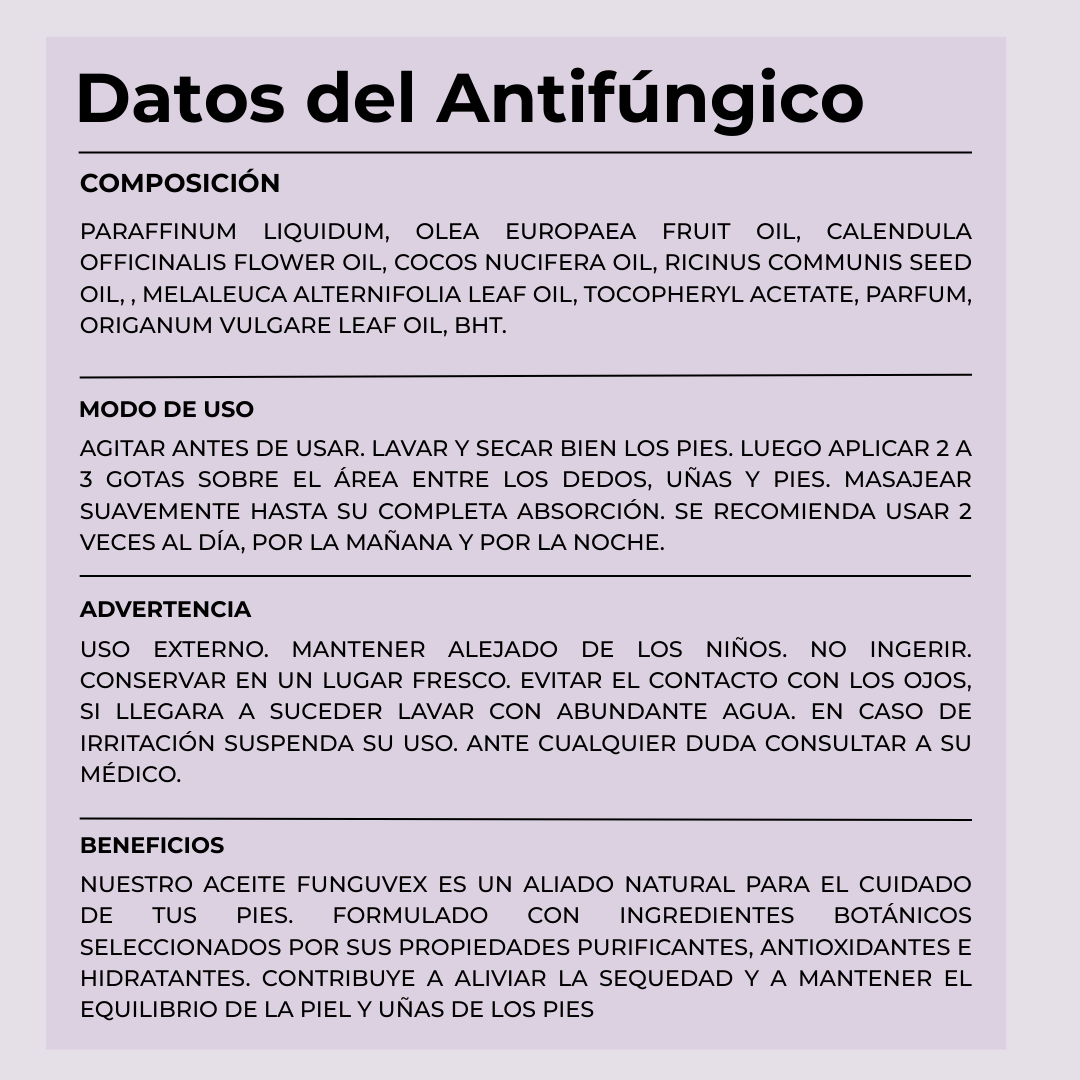 ACEITE ANTIHONGOS FUNGUVEX