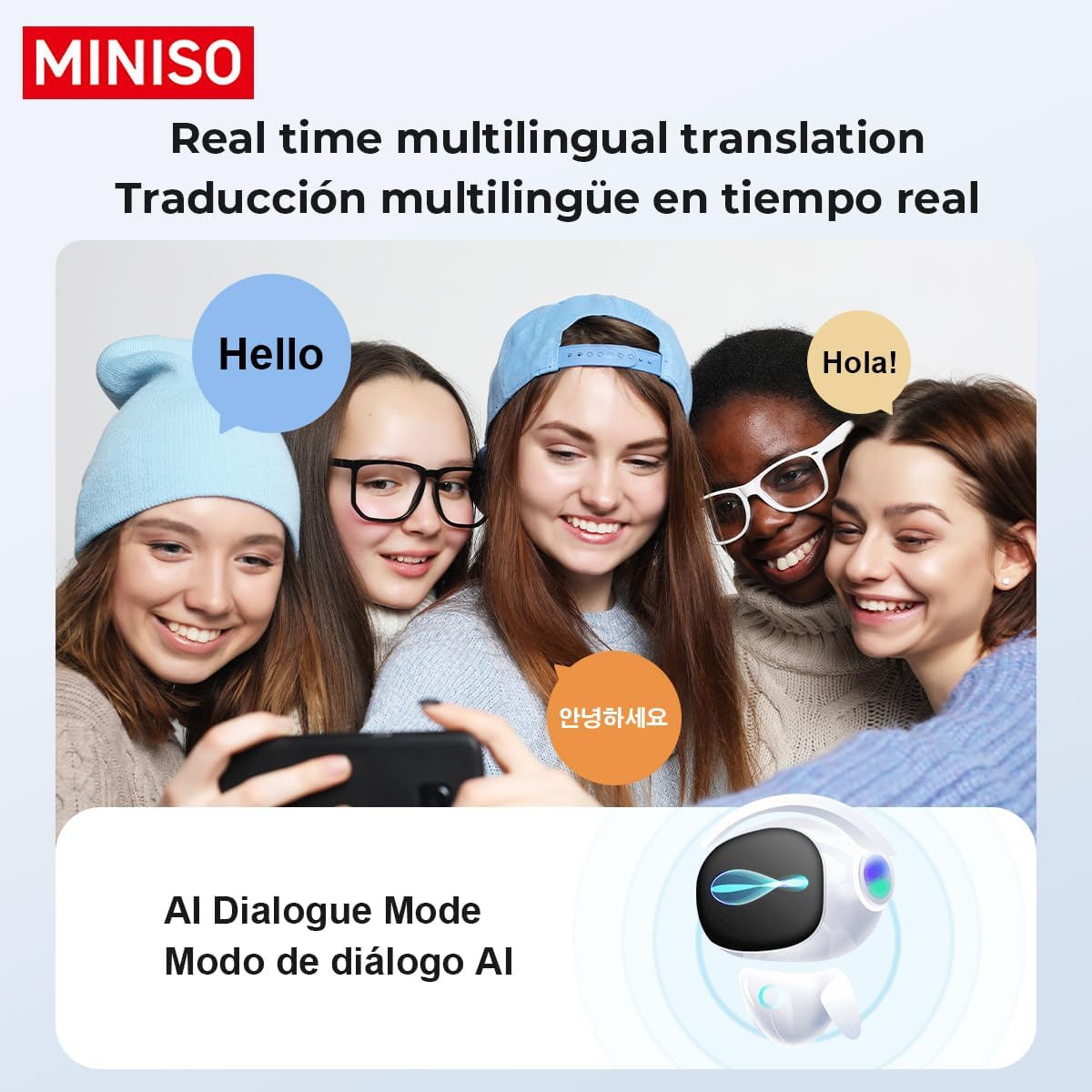 AURICULARES INTELIGENTES CON TRADUCION EN TIEMPO REAL Y 32 HORAS DE BATERIA