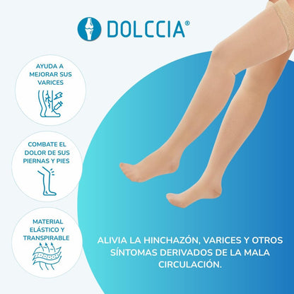 ALIVIO INMEDIATO Y SOPORTE DIARIO PARA PIERNAS CANSADAS Y EN MOVIMIENTO.