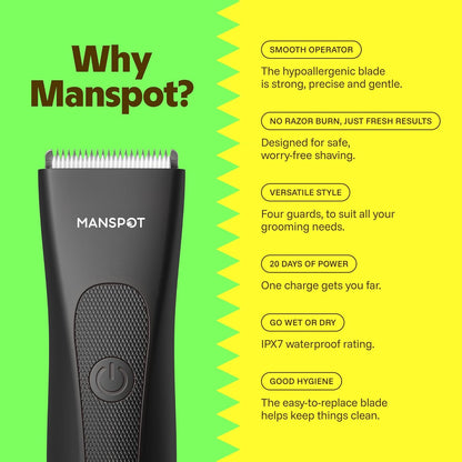 RECORTADORA ÍNTIMA SUAVE MANSPOT