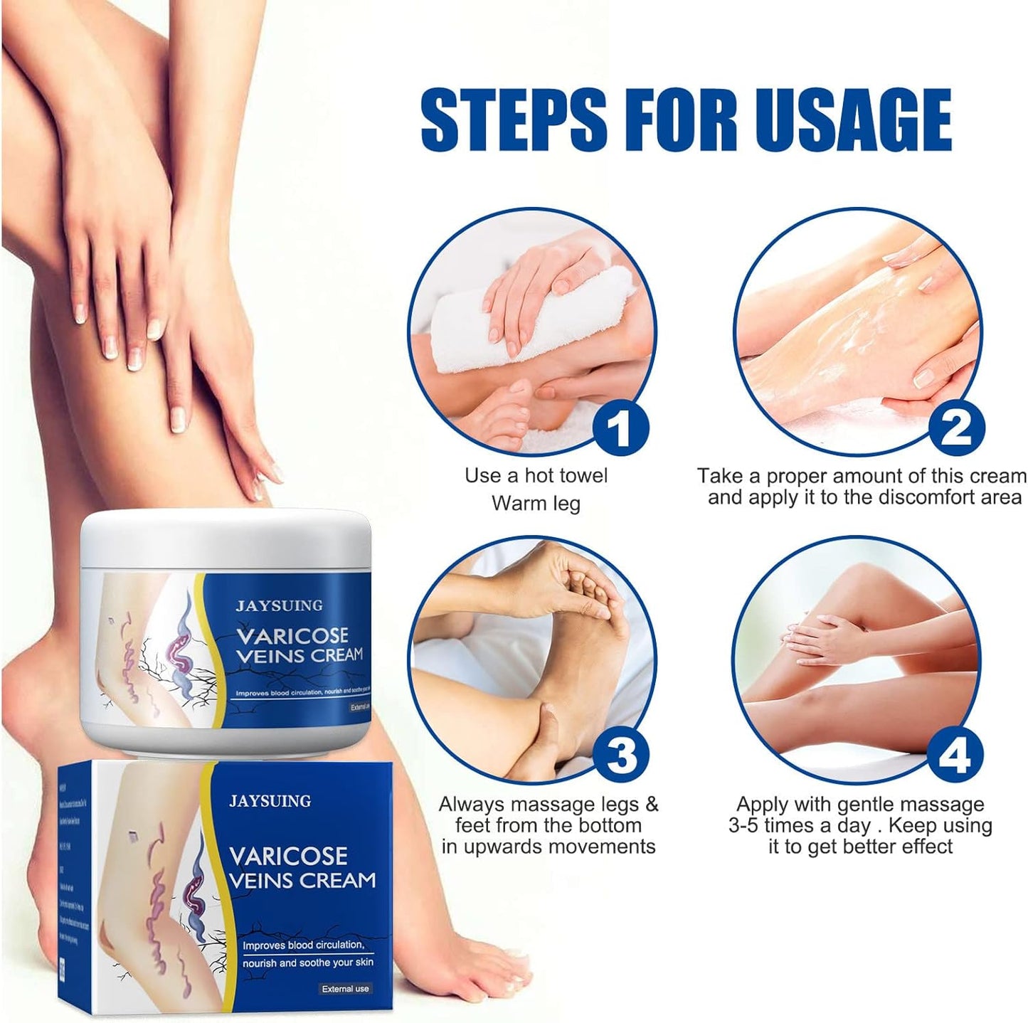 CREMA MÁGICA PARA VENAS VARICES