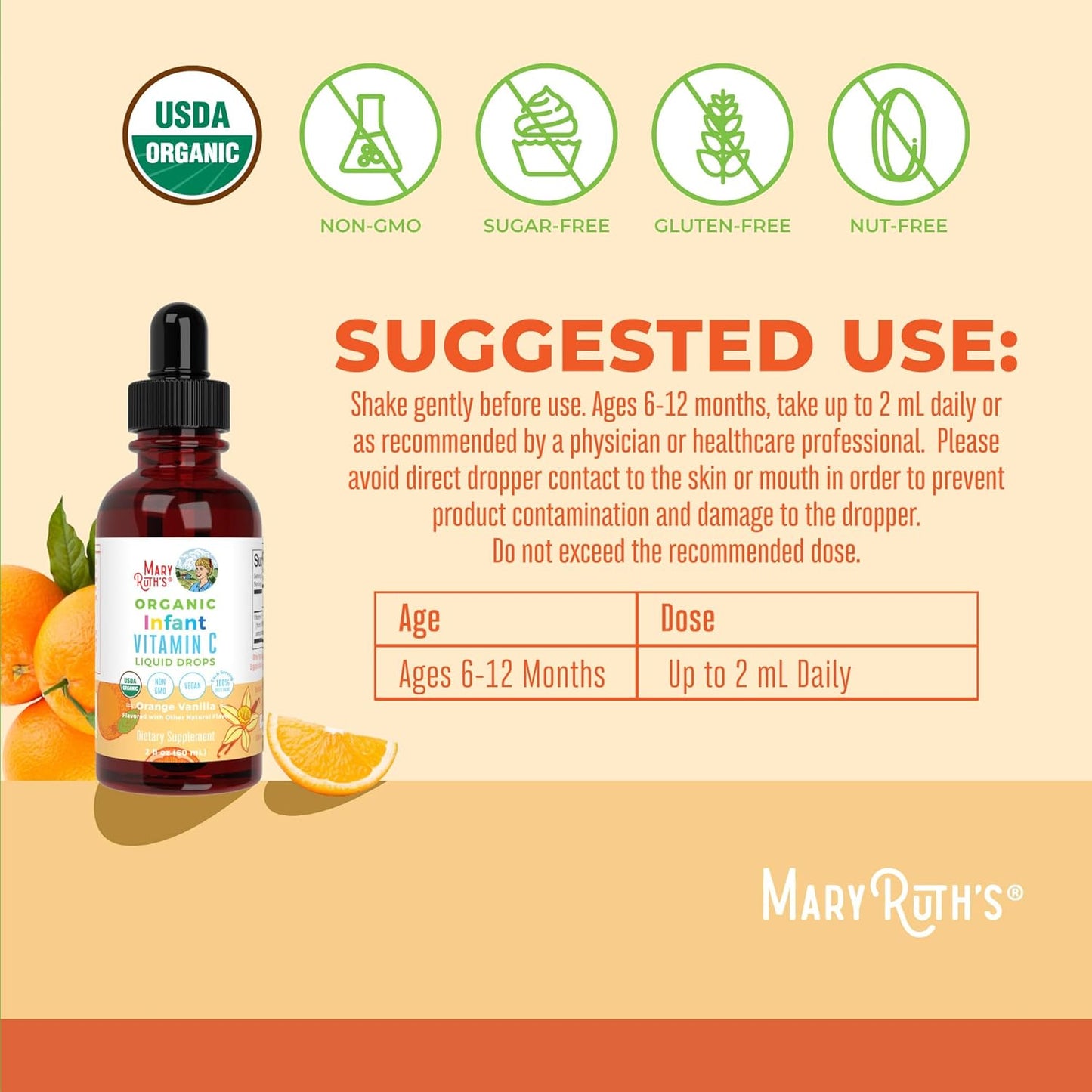 GOTAS ORGÁNICA PARA BEBÉS SALUD - VITAMINA C