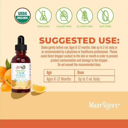 GOTAS ORGÁNICA PARA BEBÉS SALUD - VITAMINA C