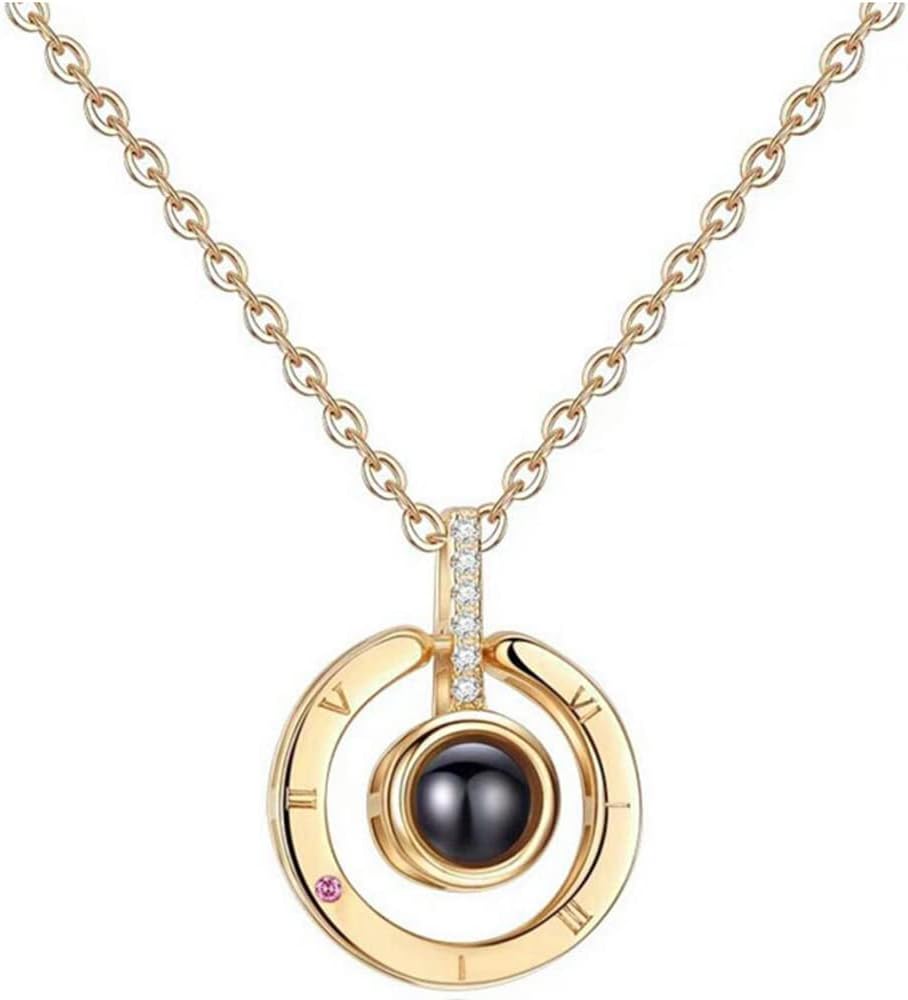 COLLAR CORAZÓN DE AMOR- TE AMO EN 100 IDIOMAS