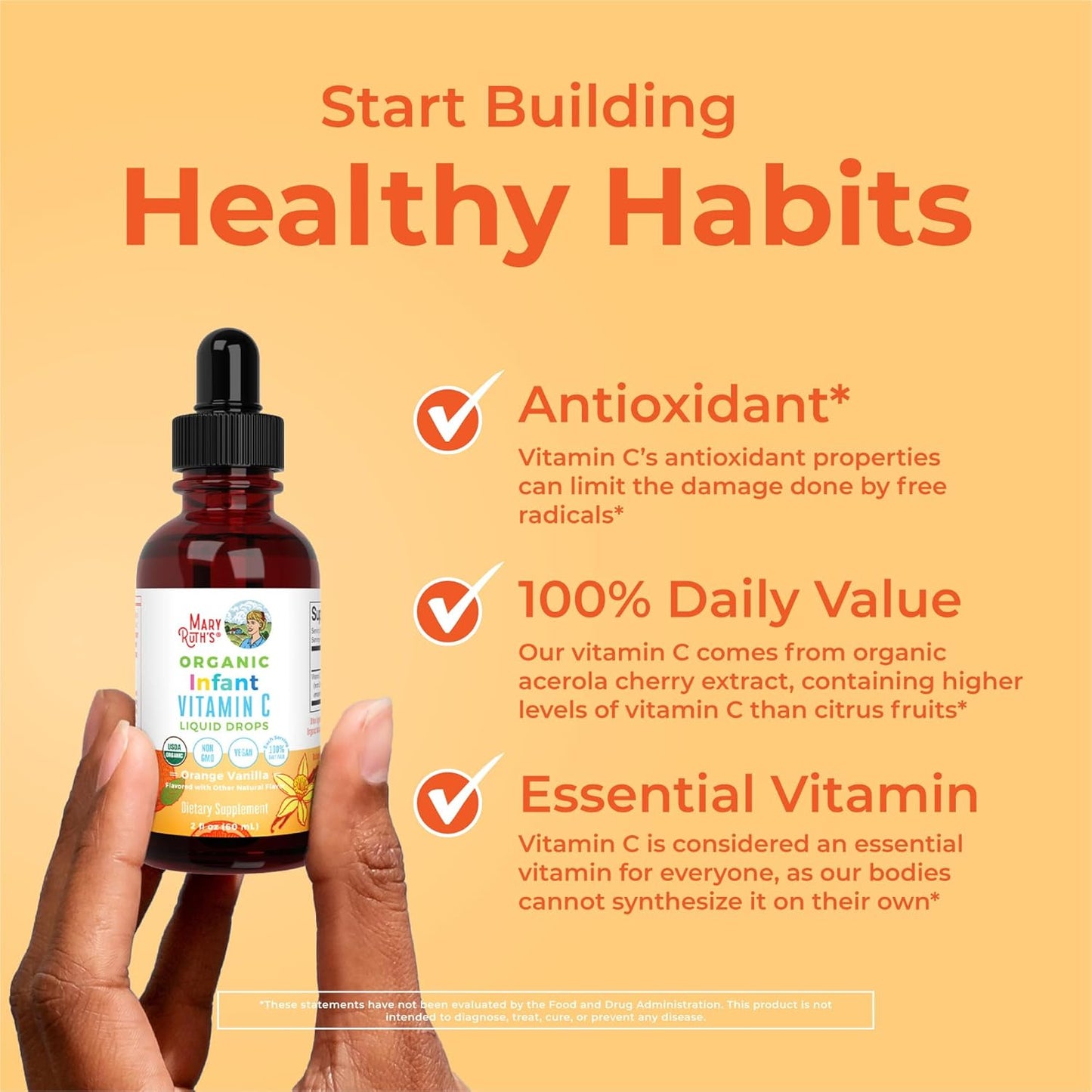 GOTAS ORGÁNICA PARA BEBÉS SALUD - VITAMINA C