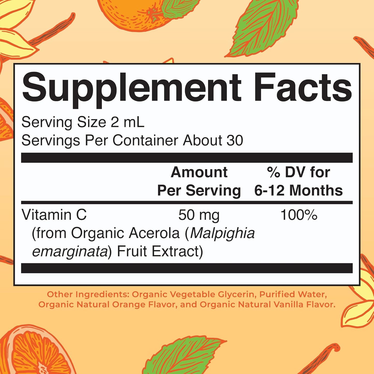 GOTAS ORGÁNICA PARA BEBÉS SALUD - VITAMINA C