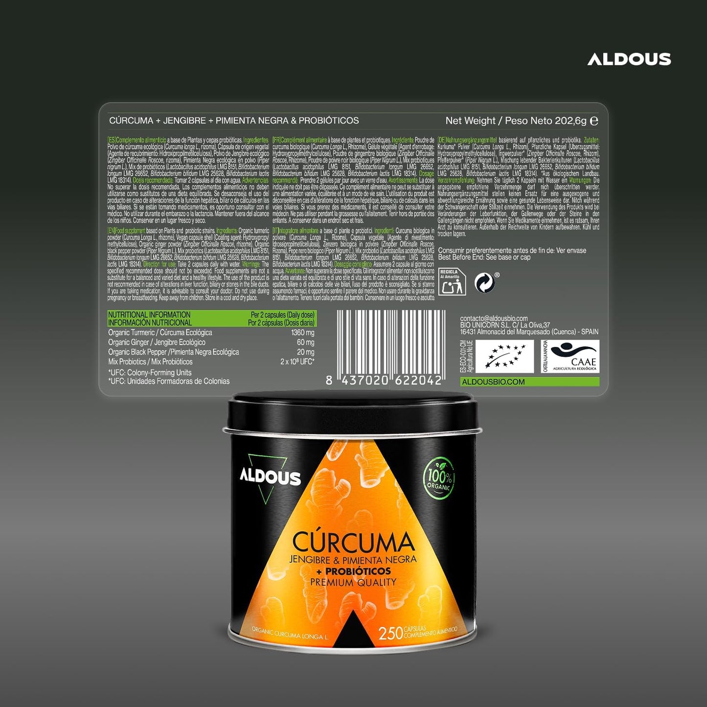 CÚRCUMA PROBIPLUS BIO PODER NATURAL