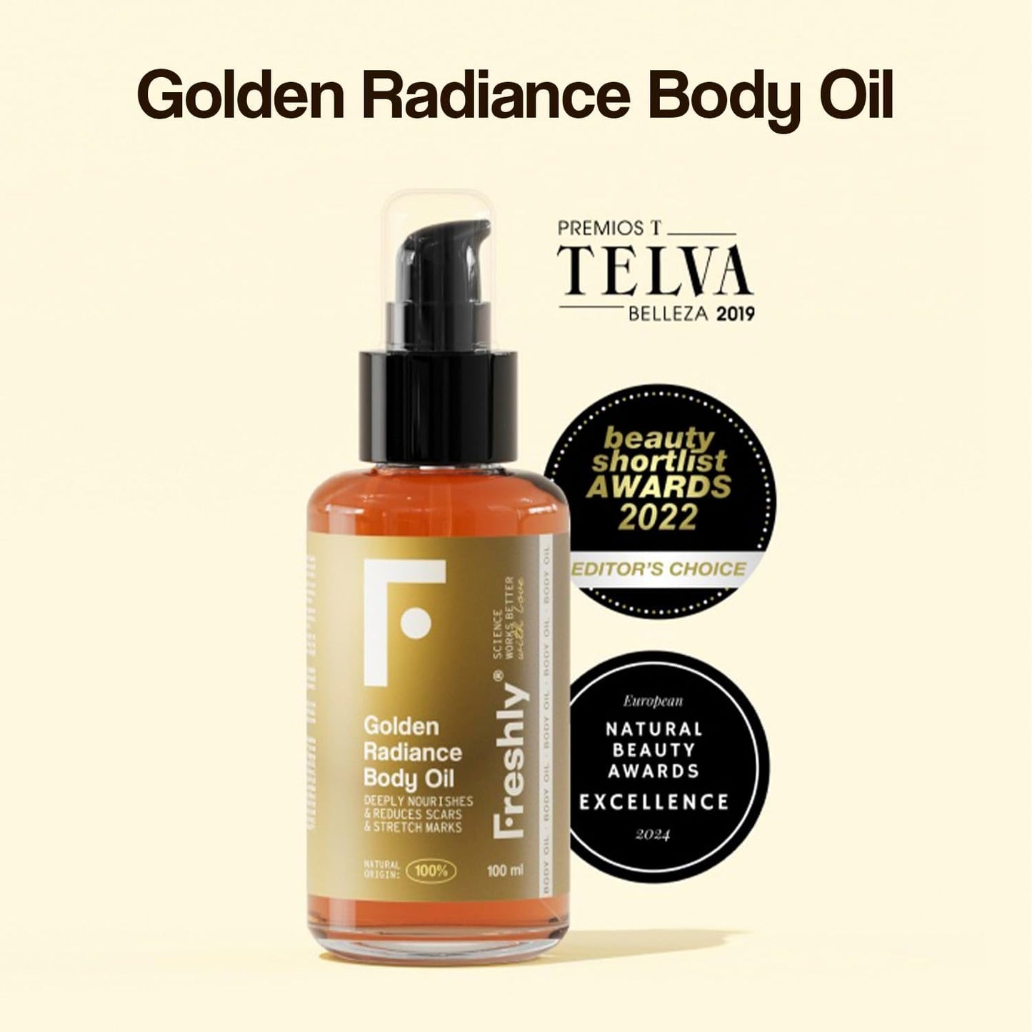 GOLDEN RADIANCE ACEITE CORPORAL - BRONCEADO BRASILEÑO EN MINUTOS