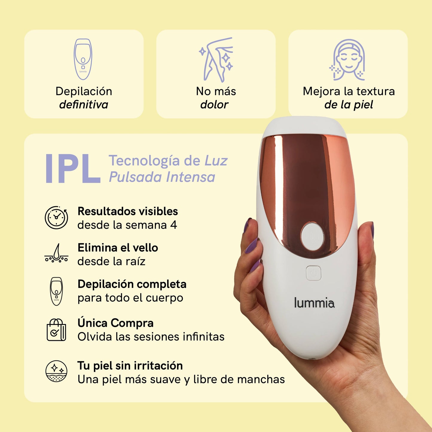 LUMMIA PRO DEPILACIÓN EN CASA