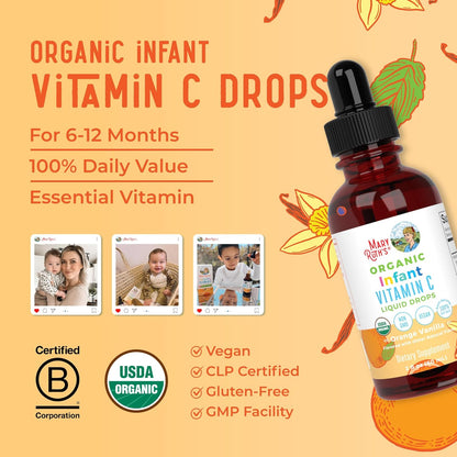 GOTAS ORGÁNICA PARA BEBÉS SALUD - VITAMINA C
