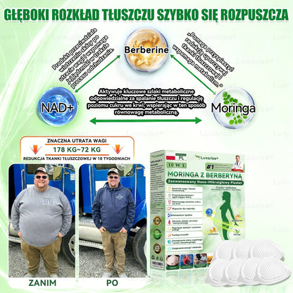 PARCHE NANO MORINGA CONTROLA EL APETITO, MEJORA ENERGÍA Y REAFIRMA LA PIEL EN SEMANAS - PACK X10