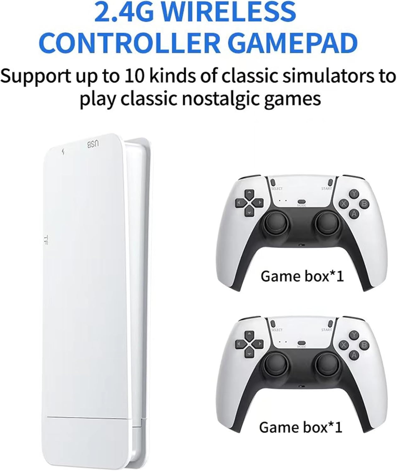 CONSOLA DE JUEGOS INALÁMBRICA + 20.000 JUEGOS