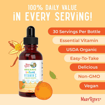 GOTAS ORGÁNICA PARA BEBÉS SALUD - VITAMINA C