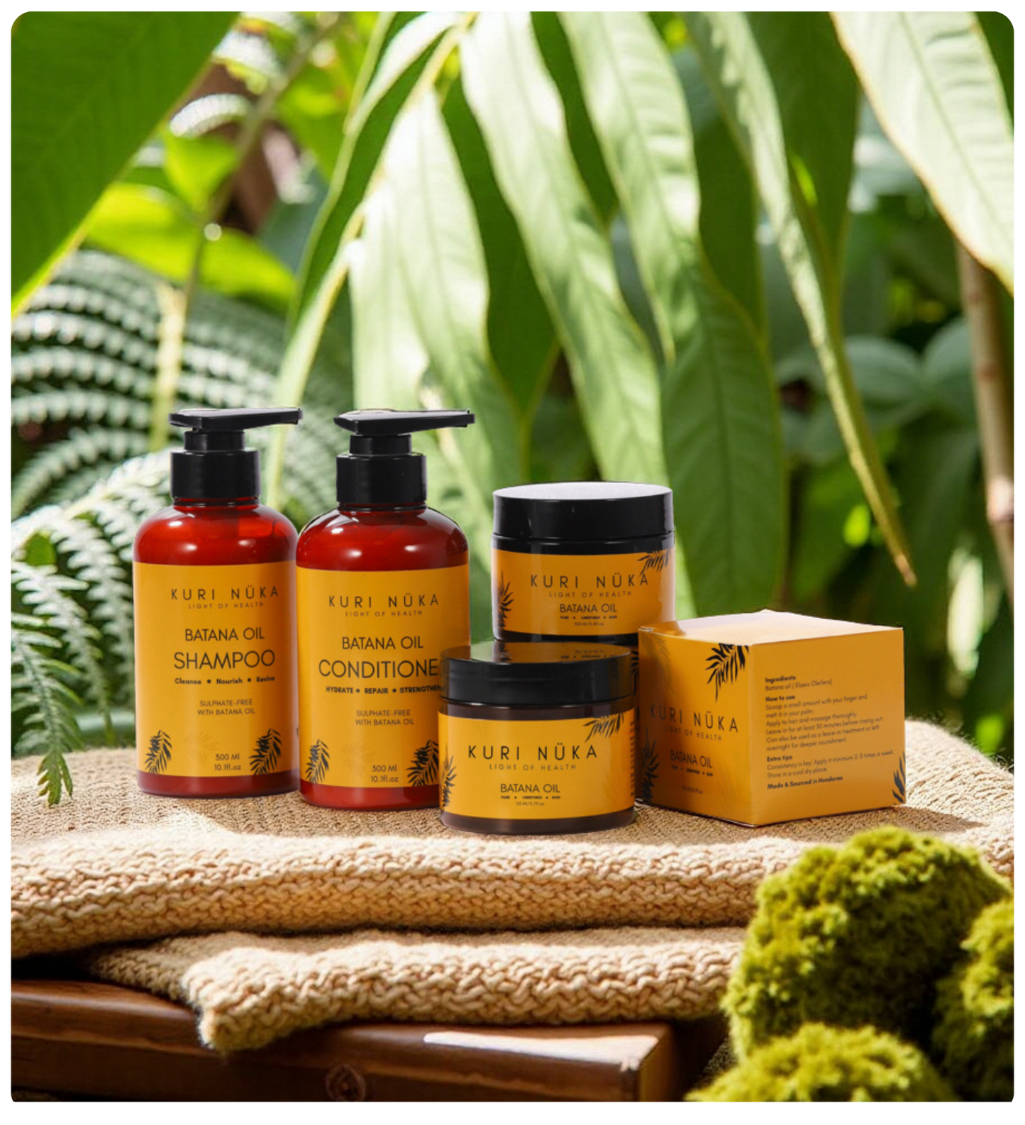 ACEITE BATANA PARA CABELLO SALUDABLE - KURI NUKA