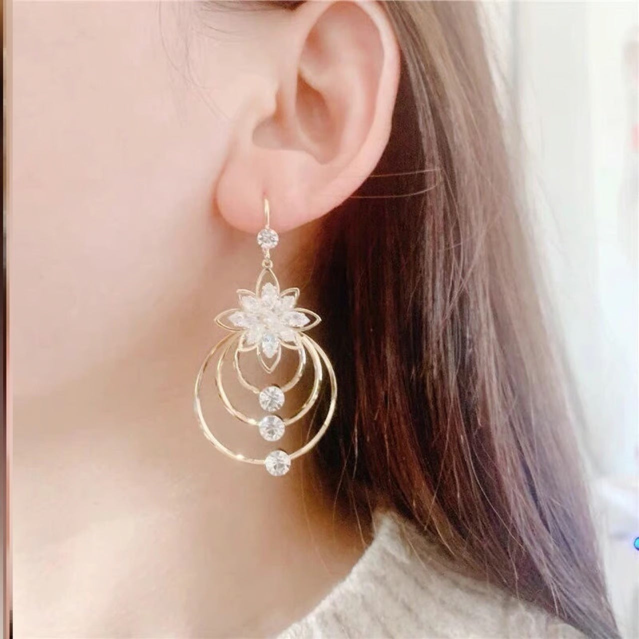 PENDIENTES ELEGANTES - ESTILO ITALIANO