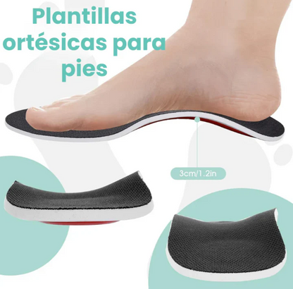 PLANTILLAS ORTOPÉDICAS CON SOPORTE PARA ARCO