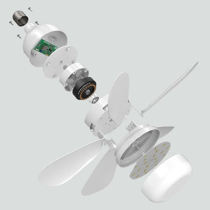 VENTILADOR DE TECHO CON ILUMINACIÓN Y CONTROL REMOTO